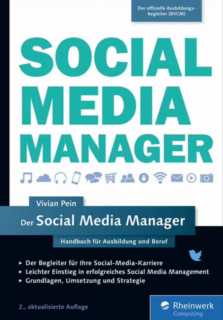 Buchtipps – social media Social Media Manager Buch