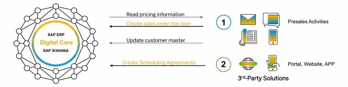 The new and old sap license model for "indirect" use Digital Core Example
