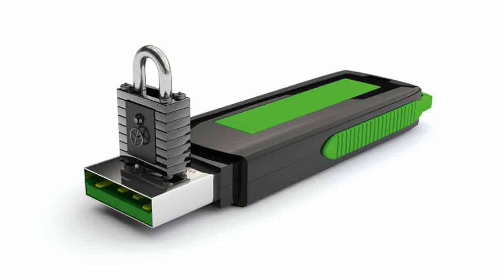 Security risk USB stick