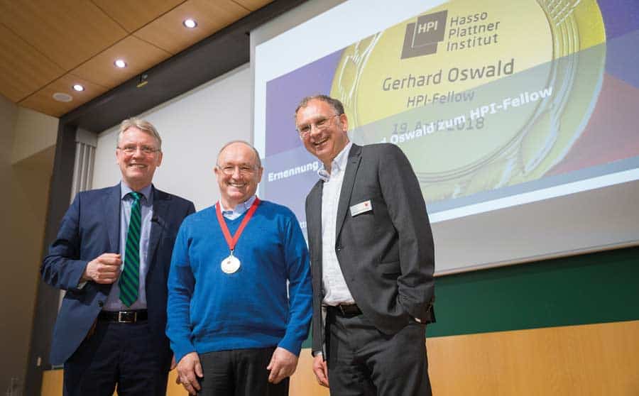 Award - HPI Fellow Gerd Oswald